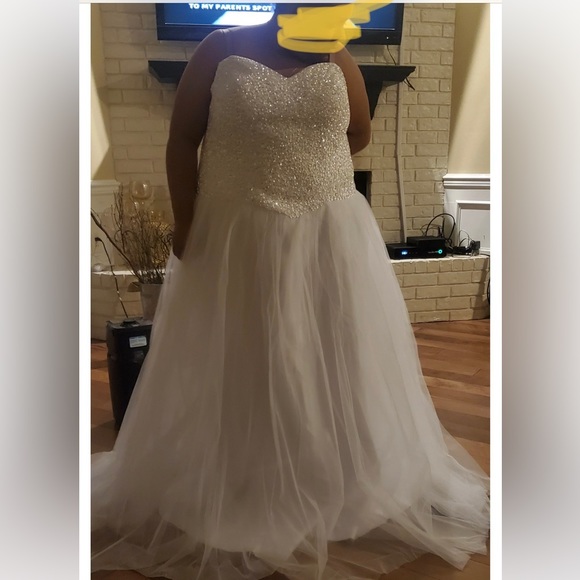 Prom/Wedding Dress Size Women’s 22 (PLUS) with CanCan Skirt…. - Picture 9 of 12